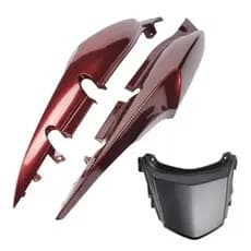 rabeta completa titan fan 150 2011 2012 vermelho vinho