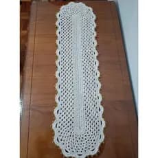 Caminho Trilho de Mesa Crochê Glamour / Caminho de mesa crochê / Trilho de mesa crochê / Crochet / Crochê