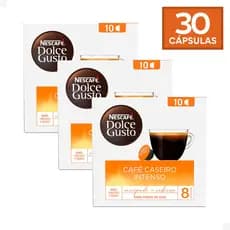Combo 30 Cápsulas Nescafé Dolce Gusto Café Caseiro Intenso
