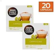 Combo 20 Cápsulas Nescafé Dolce Gusto Cappuccino