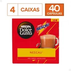 Combo 40 Cápsulas Dolce Gusto Nescau Chocolate