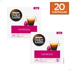Combo 20 Cápsulas Dolce Gusto Espresso
