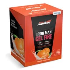 Iron Man Gel Fire Energy New Millen Display 10 Saches Com Cafeína Original Promoção