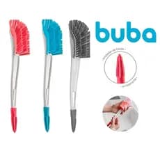 Escova De Lavar Mamadeira Com Limpador De Bico Buba