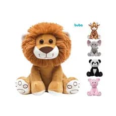 Pelúcia Meu Leãozinho Pandinha Girafinha Porquinho 25cm Buba