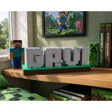 Letreiro Personalizado Estilo Minecraft Decoração Quarto Festa Infantil Gamer