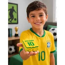 Estojo Porta Figurinhas Copa 2026 Personalizado Estilo Camisa Seleção