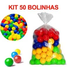 Kit com 50 bolinhas coloridas 5 cores diferentes bolinhas coloridas para piscina de bolinha promoção
