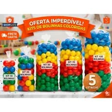 até 100 Bolinhas de plástico para piscina de bolinhas coloridas
