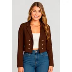 Blazer Terninho Social Alfaiataria Botões Dourados Luxo