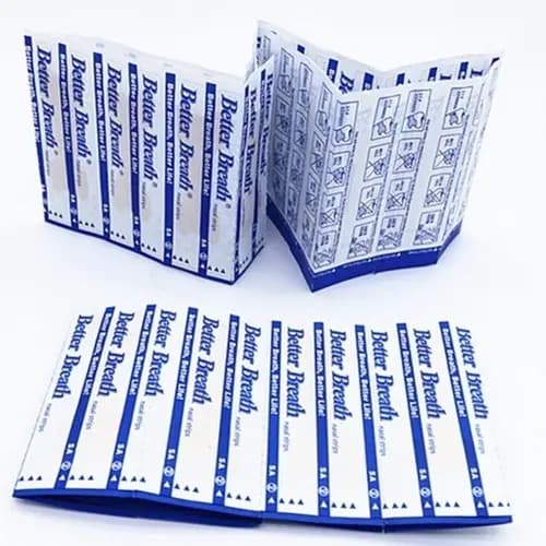 Dilatador Nasal Adesivo - 100 Unidades + 10 Grátis, Tamanho Médio, Anti-Ronco  Livre de Medicamentos