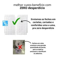 Fecho de Contato Adesivo Bolinha 1,5cm Premium com 204 Pares – Fixação Forte e Durável Autocolante