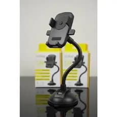 Suporte de Celular Veícular GPS Carro Caminhão Portátil Giratório 360° Ajustável Flexível Ventosa