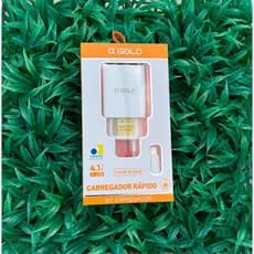 Carregador Rápido O’Gold 4.1A com Cabo Lightning (iOS)