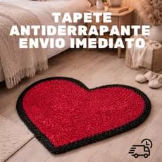 Tapete de porta capacho de frufru Antiderrapante 60x40cm Capacho De Porta Sala Cozinha Quarto