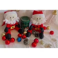 Enfeite de Natal - Papai Noel decorativo  encantador enfeite levinho é fofo