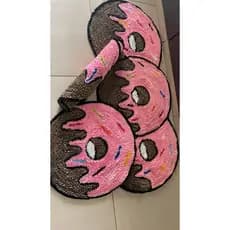 Jogo de tapete donuts três peças