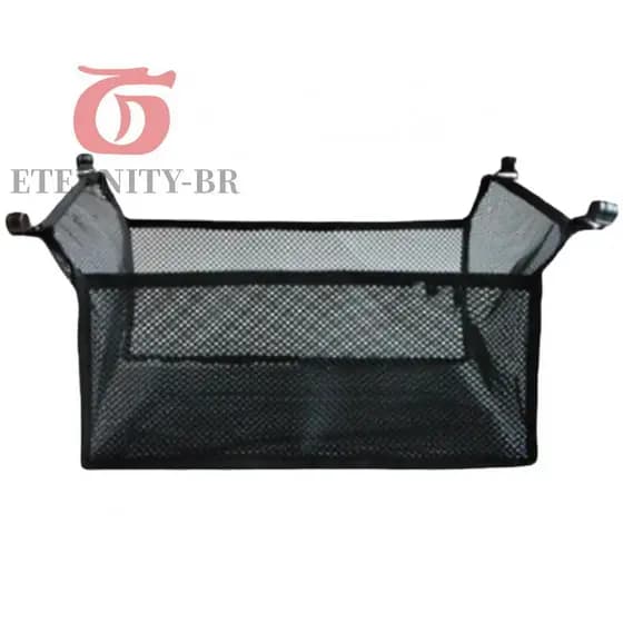 Organizador De Cesta De Malha Sob A Mesa Para Acampamento , Piqueniques , Uso Em Campo , Pano 33x29x19cm