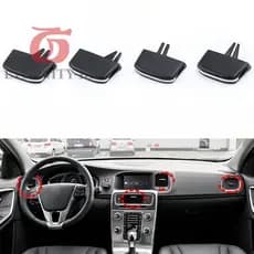 Frente Esquerda Direita Ar Condicionado Saída Grade Slider Guia Para VOLVO S60 V60