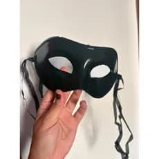 Mascara Preta Fantasia Carnaval 01 Unidade Máscaras Homem Fantasias Cosplay Masculina Carnaval Fantasia