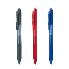 Kit Caneta Gel Retrátil EnerGel-X 0.5mm Pentel – Pt, Az, Vm – Kit 3 UN