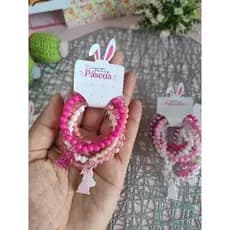 Kit pulseiras infantis. Pulseira infantil. Pulseira menina. Bijus. Bijus meninas.  Pulseiras miçangas.