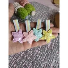 Hair Clip estrelinha/Laço estrela/presilha estrela/Acessório de cabelo/prendedor de cabelo/segura franja. Ganhe 1 mimo
