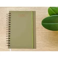 Agenda Executiva Diária Planner 2026 Agenda Coral e verde 2026