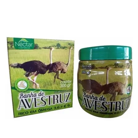 Kit 06 Gel Massageador Banha de Avestruz 200g - Nectamel