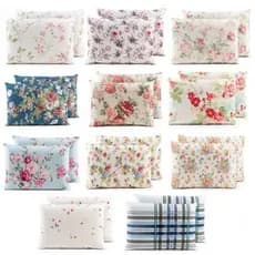 Kit 10 Fronhas Estampada com Zíper para Travesseiro (Várias Estampas)