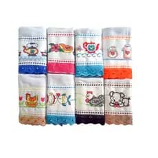Kit Semaninha 07 Pano De Prato Aplicado Pintado, Bordado ou Patchwork - Escolha o modelo!!
