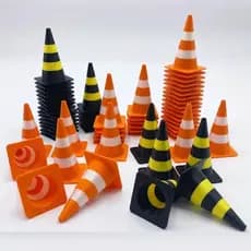 KIT CONES MINIATURA PARA PISTA HOT WHELLS DIORAMA MAQUETE