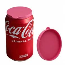 VÁRIAS CORES - Tampa para Lata de Refrigerante - Reutilizável - Preserve o Gás