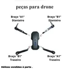 Peças de reposição para  E88 E99 Braços Motores Engrenagens Câmeras Baterias Pronta Entrega