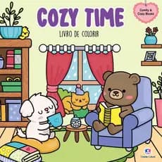 Cozy Time - Livro De Colorir, De Aleksandra Bozhbova., Vol. 1. Editorial Ciranda Cultural, Capa Mole Em Português