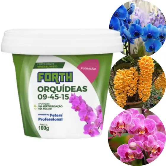 Fertilizante Para Orquídeas Peters 09-45-15 Floração 100g Forth