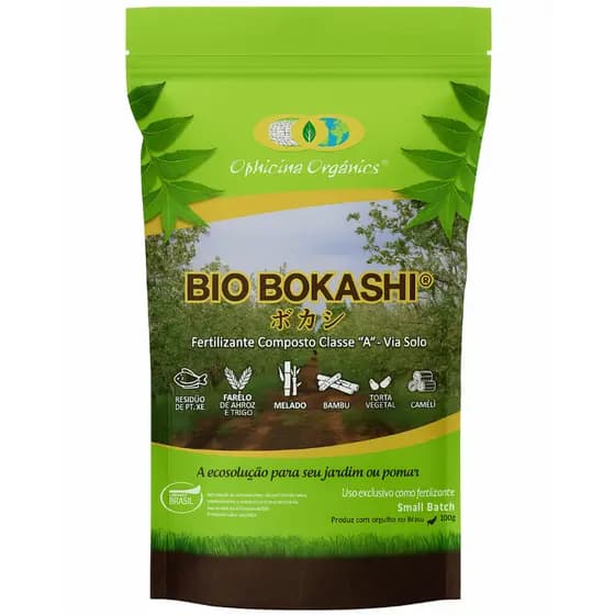 Bio Bokashi Fertilizante Orgânico Premium 1kg