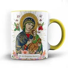 Caneca xicara Oração Nossa Senhora do Perpétuo Socorro 24