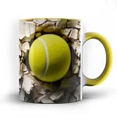 Caneca xicara porcelana Bola Tennis Tênis 25