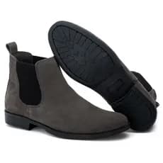 Bota Chelsea Masculina Casual Sapatênis Botina Couro Moderna Confortável Estilosa Camurça Marrom Preto Caramelo