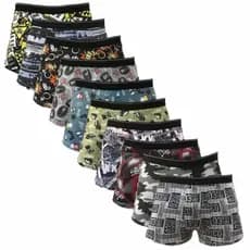 kit com 5 Cueca Boxer Box Microfibra Adulto
