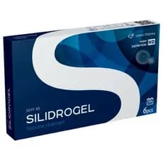 Lentes de Contato Silicone Hidrogel SILIDROGEL caixa com 6 lentes
