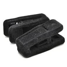Presilha de Veludo Adulto - Preto - 10 Pecas - Loladecor