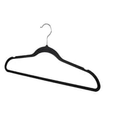 Conjunto de Cabides PET Reciclado 10 Peças Casual Home Preto Sustentável