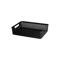 Cesto Organizador Linea 23x16x6 Preto - PRMT2005
