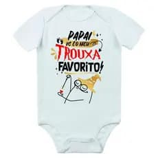 Body Bebê Papai Você é meu trouxa Favorito- Estilo Harry Potter 100% Algodão