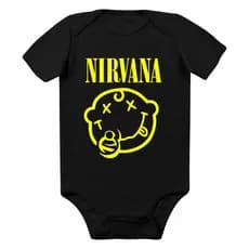 Body Bebê Nirvana Rock Baby Bandas