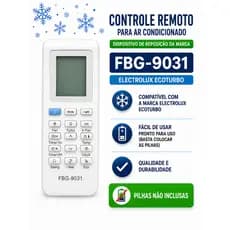 Controle Remoto FBG 9031 Ar Condicionado Eletrolux Ecoturbo
