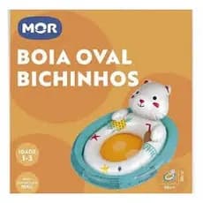 Boia Inflável Oval Com Fralda Bichinhos Gato Lançamento