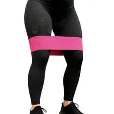 Faixa Elástica de Exercício Ultra Band Média Resistência Rosa | Treino em Casa | Qualidade Premium
